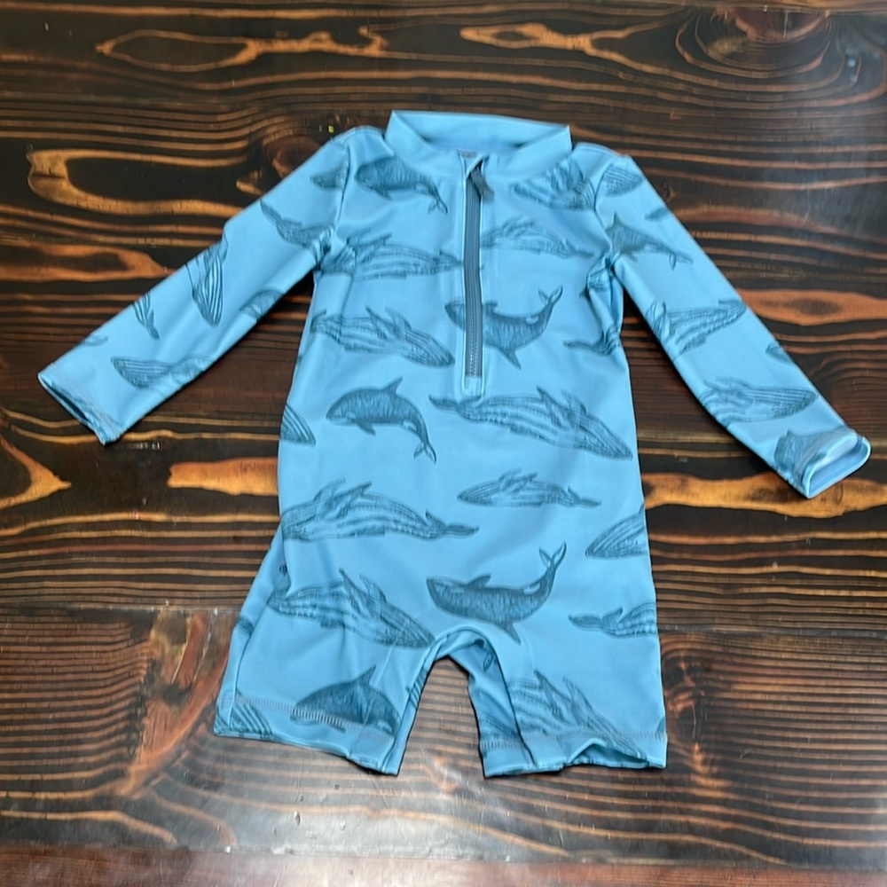 Little Planet Whale One Piece Rashguard